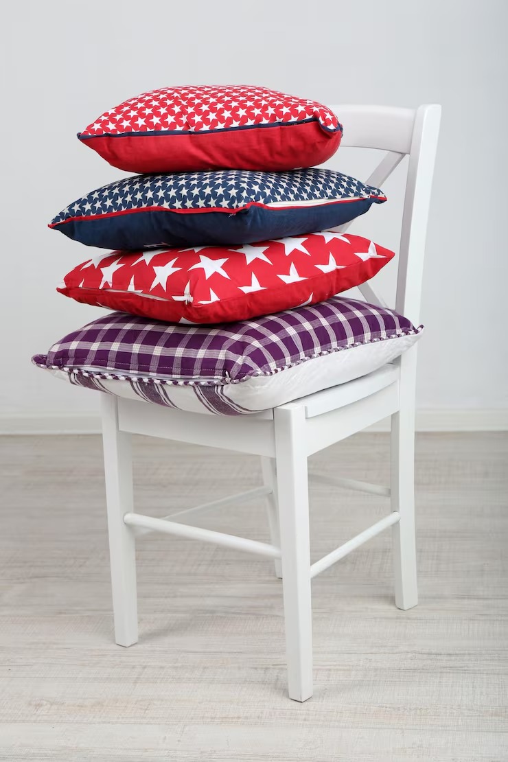 Cushions Covers Bright Pillows Chair Room by Orient Uniforms for customers in Dubai, Abu Dhabi, Sharjah, Ajman and across the UAE